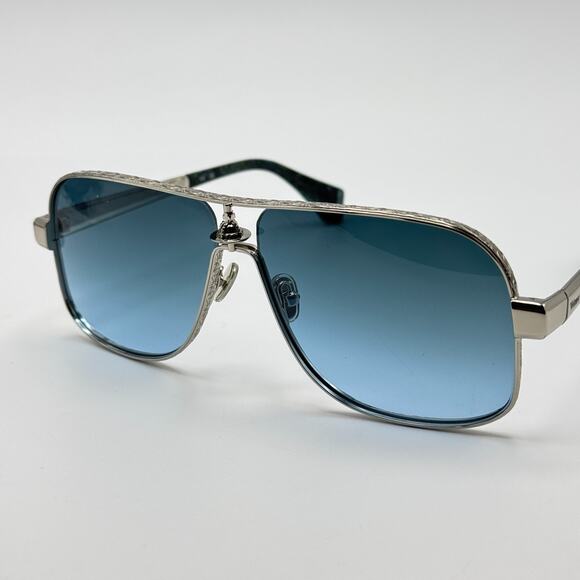 Vivienne Westwood Sunglasses Keith VW5101 800 Silver Aviator Gradient Lens 63mm main image 11